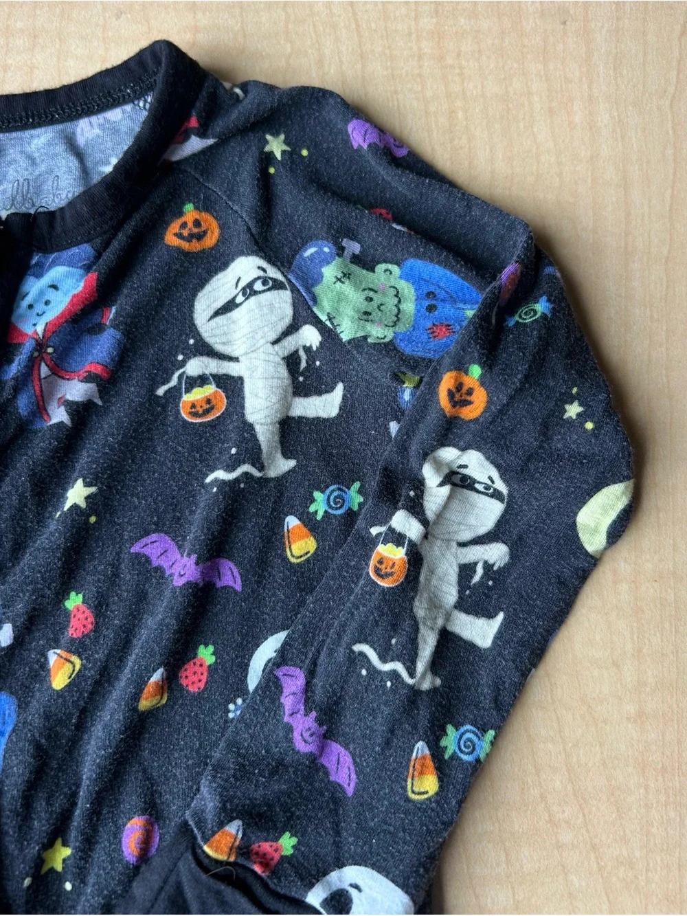 Soulbaby Bamboo One-Piece Sleeper Cute Halloween Print 12-18M